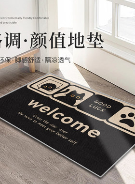 活动仅此一天-现代可爱入户门垫