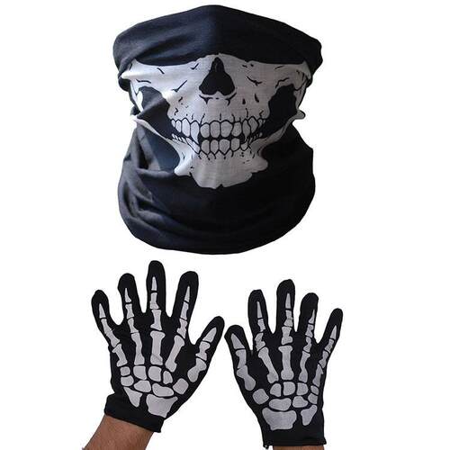 Skull Mask - 3Pcs Breathable Face Masks Skull Mask Seamless