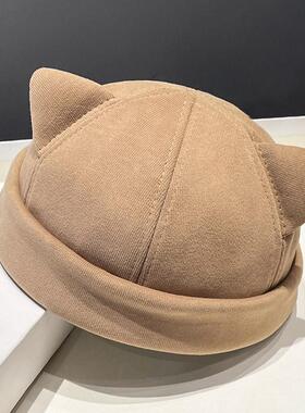 1pc Men's Fashionable Knit Beanie Hat Hip-Hop Street Style