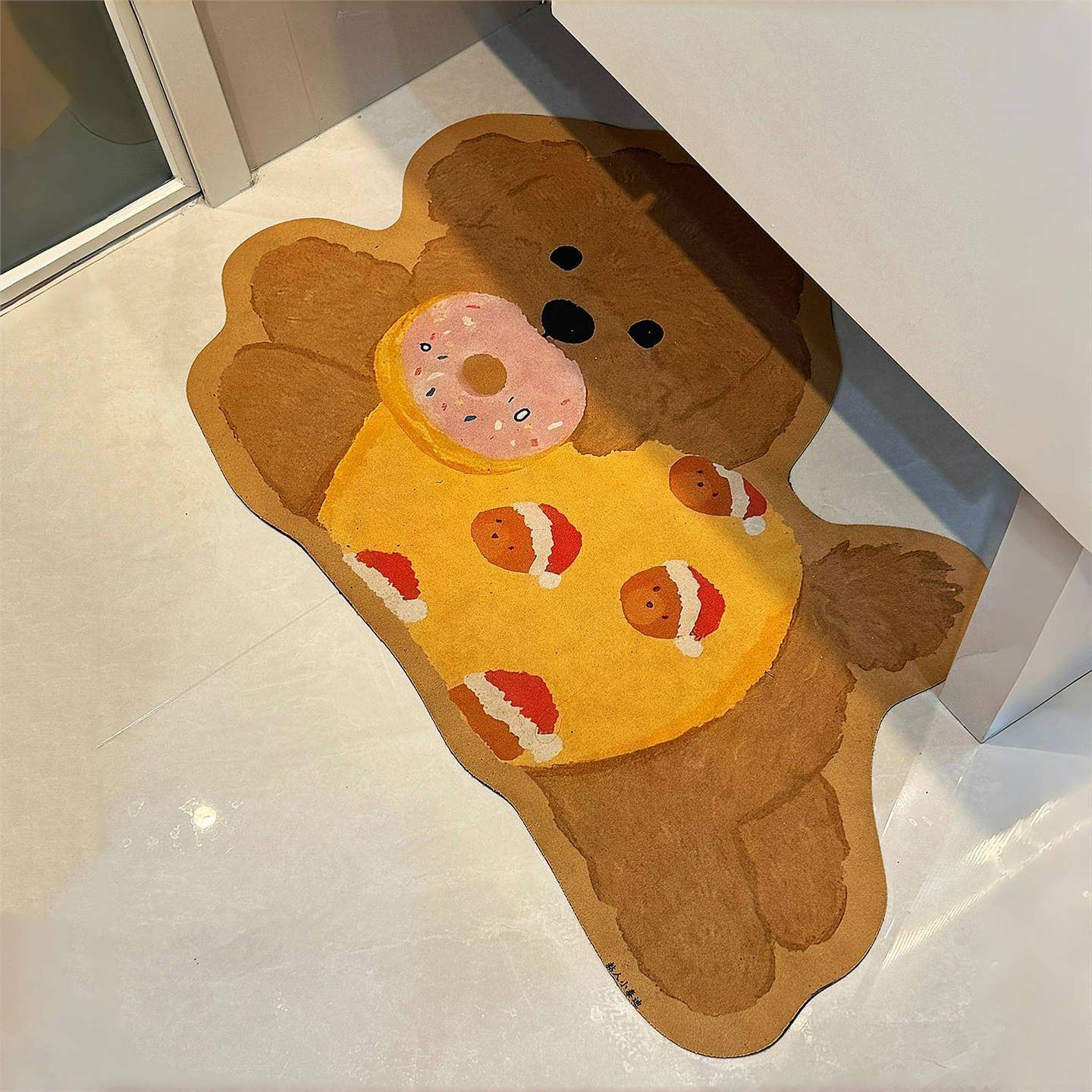 小狗地垫浴室防滑地毯硅藻泥卫生间厕所洗手入户门脚垫速干强吸水