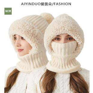 Winter Balaclava Hat Scarf Mask 3 in 1 Set Fleece Lined