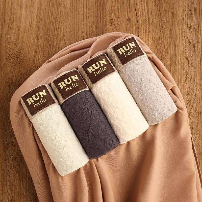 男士纯棉内裤男生四角裤衩2025新款舒适透气青年底裤男平角短裤头