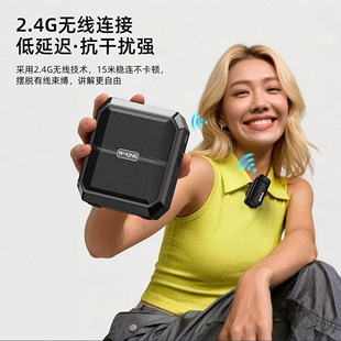 小蜜蜂无线扩音器教师导游蓝牙U盘TF卡录音循环播放 维尔晶KS10II