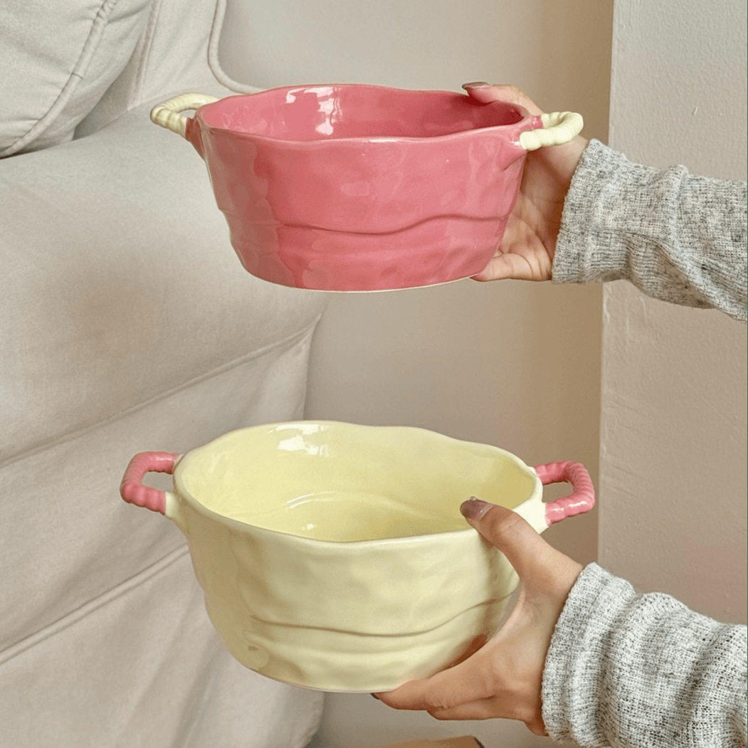 双耳汤碗陶瓷家用大号大碗泡面碗大容量麻辣烫碗螺蛳粉碗专用汤盆,餐饮具,泡面碗,淘宝优惠券,粉丝福利购,淘宝优惠卷