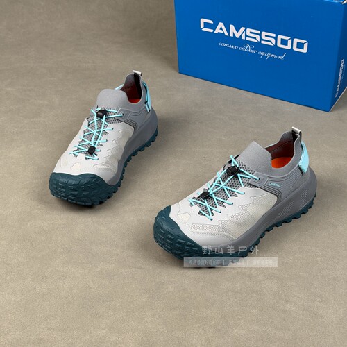 轻装上阵~Camssoo男女春夏网面透气轻便免系带户外休闲运动鞋凉鞋