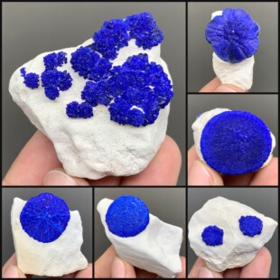 蓝铜矿澳大利亚太阳天然矿物晶体矿石标本收藏观赏原石奇石摆件