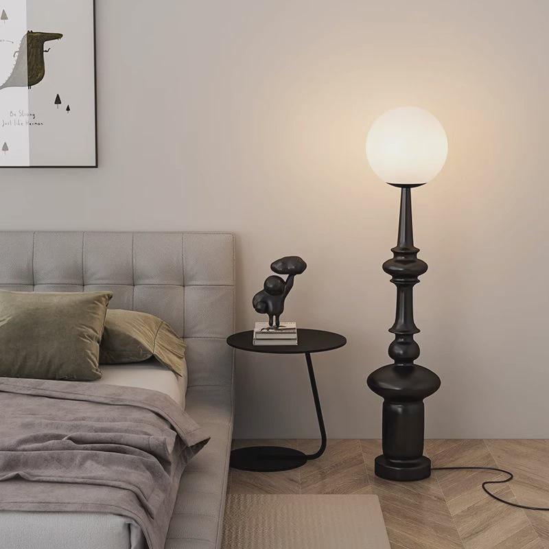 优选意大利罗马柱落地灯客u厅卧室中古风法式复古轻奢艺术装饰立