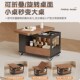精选黑色可移动收纳零食小推车茶几小F推桌家用客厅沙发小户型折