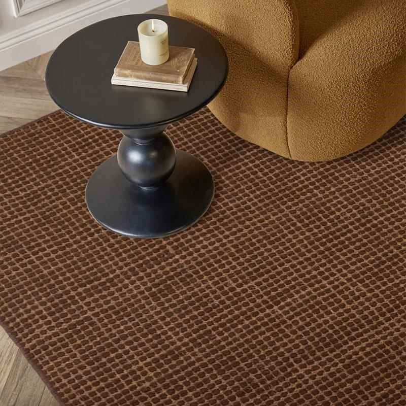 优选天然剑麻羊毛l地毯客厅奶油风卧室轻奢高级简约纯色白棕高端