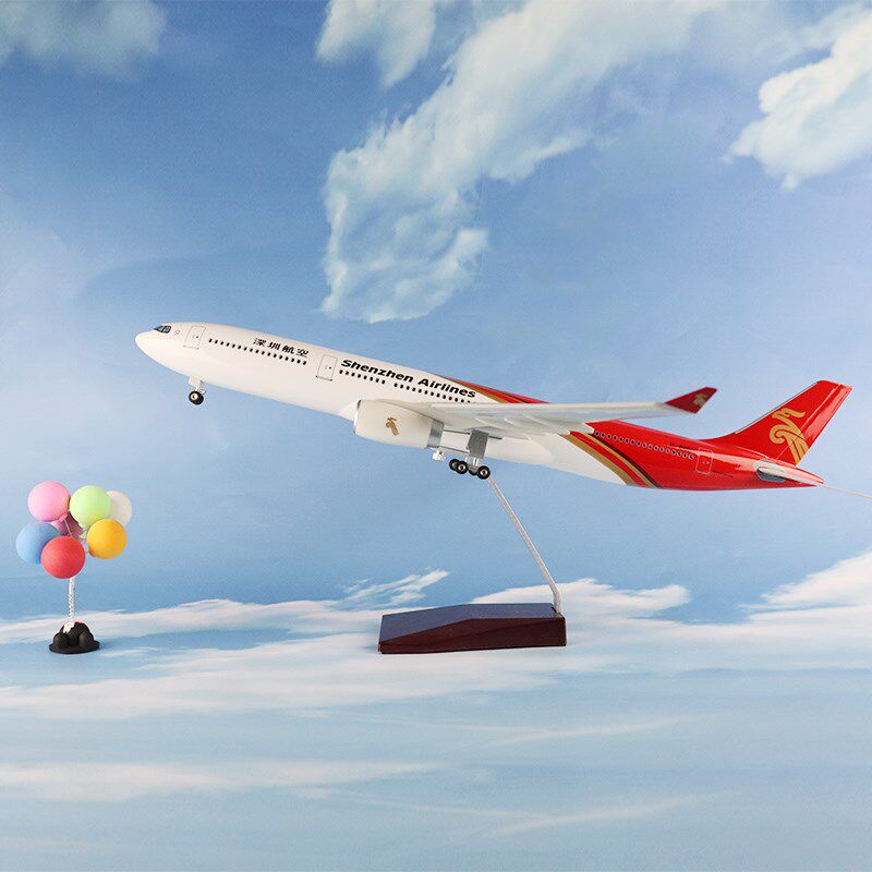 优选飞机模型深圳航空仿真空客a330G客机拼装航模静态礼品摆件收