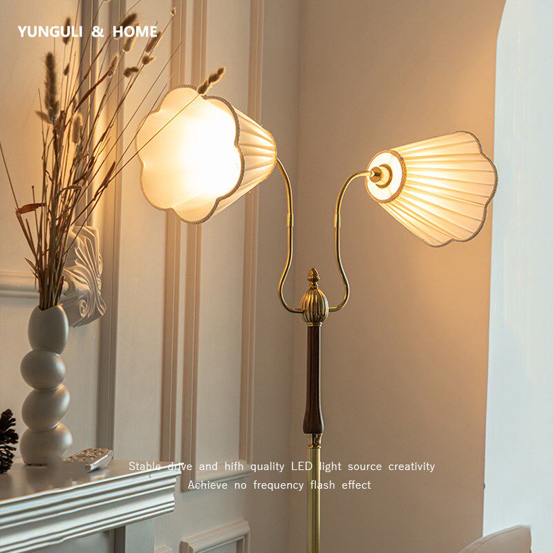 优选云故里 法式南洋复古风落地灯客厅沙发氛围灯中Y古摩灯宫廷装