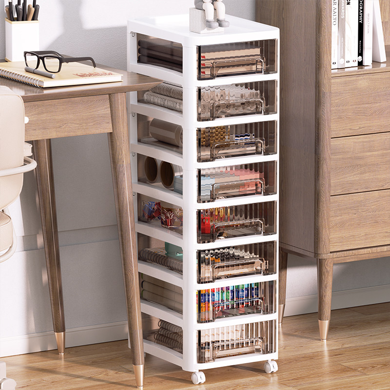 优选文件收纳柜桌下置物架抽屉式办公室多层M杂物文具a4资料桌面