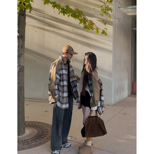 私服法式 陨石拿铁 休闲棕卡贝格情侣长外套 STUDIO徐琳AW MINI