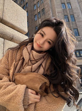 MINI STUDIO徐琳「姜饼泰迪」休闲立领短绒环宝毛毛短外套