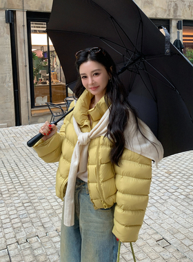 11/11 10AM  徐琳「云感泡芙」立领云感可溯源90白鸭绒排骨羽绒服