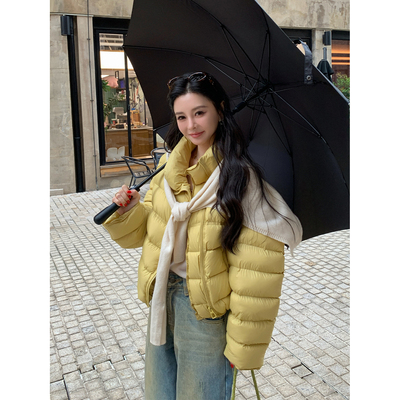 11/11 10AM  徐琳「云感泡芙」立领云感可溯源90白鸭绒排骨羽绒服