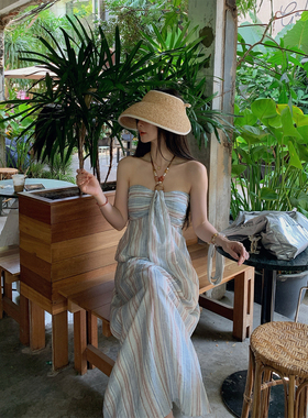 3/13  10AM MINI STUDIO徐琳「早春豆蔻」撞色条纹人棉麻感系列款