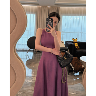 MINISTUDIO徐琳「茉莉裁夏」私服静奢BC法式气质立裁收腰无袖长裙