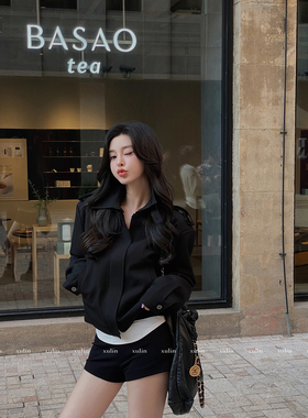 MINI STUDIO徐琳 时髦基础款贴身弹力舒适bai搭打底短裤