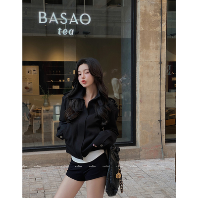 徐琳mini弹力舒适bai搭打底短裤