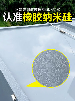 屋顶防水补漏材料楼顶堵漏王外墙裂缝涂料房屋沥青室外胶水专用胶