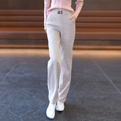 2025新款 窄版 加绒小个子休闲直筒裤 冬季 显瘦百搭女秋冬加厚 阔腿裤