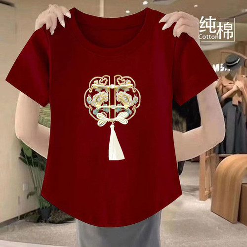 新中式国风简约短袖T恤夏季新款