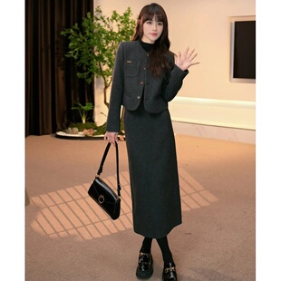 小香风套装裙2025早春季新款气质韩版高级感穿搭轻奢女人味两件套