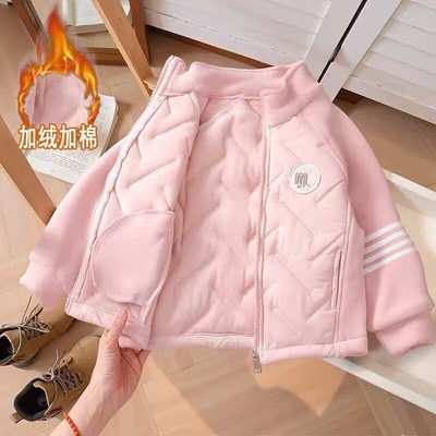 新款儿童羽绒棉衣中大童校服内搭
