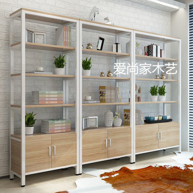 展示柜超市仓储货架展示架组装货柜实木陈列架样品柜置物架组现货