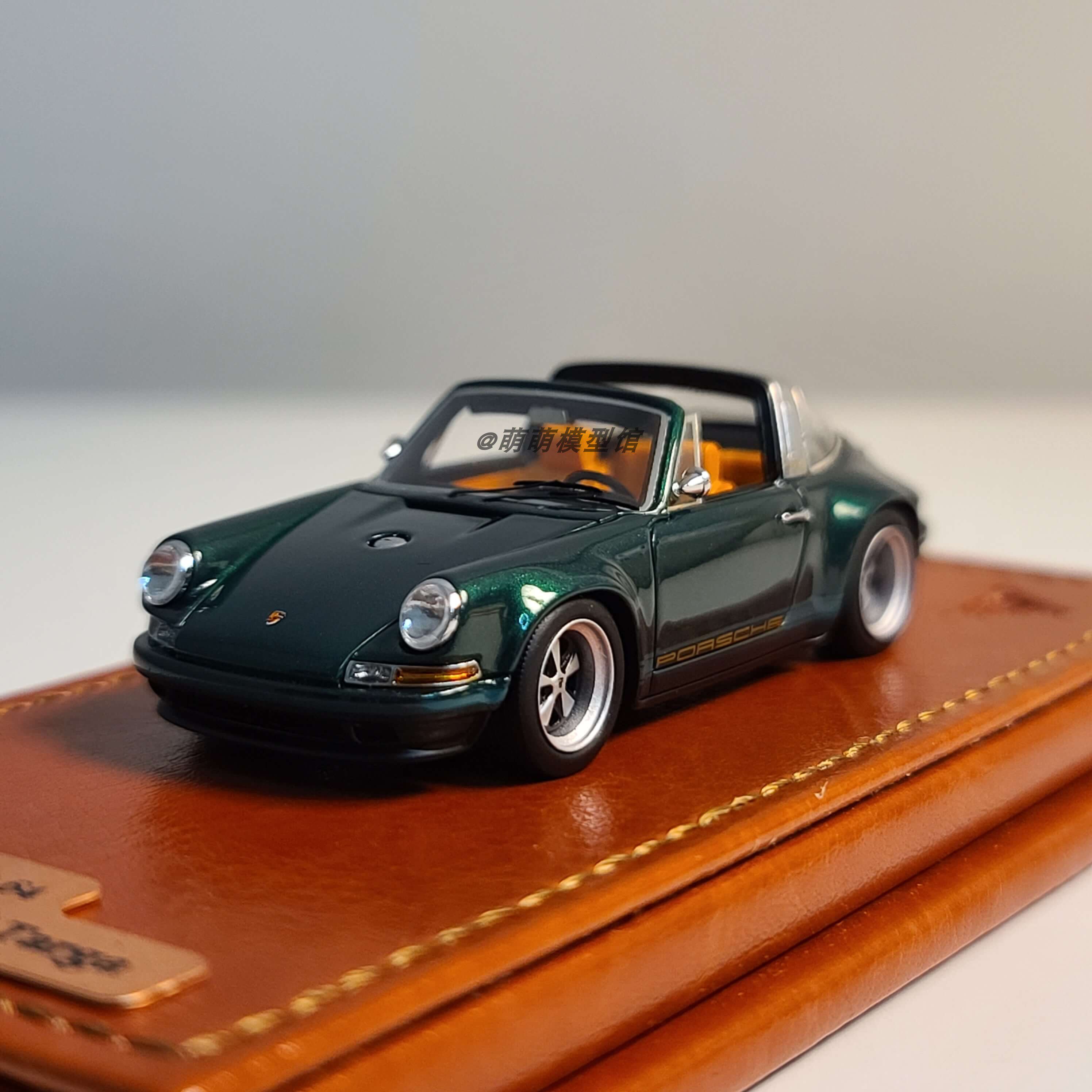 MakeUp 1:64 Titan64 保时捷 911 Singer 964 Targa 树脂车模礼物