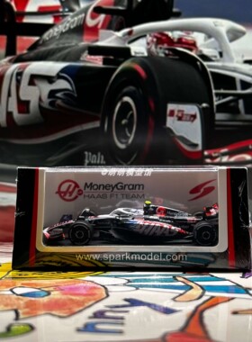 Spark 1:64 哈斯 VF24 Hass2024F1赛车模型特殊涂装收藏摆件礼物