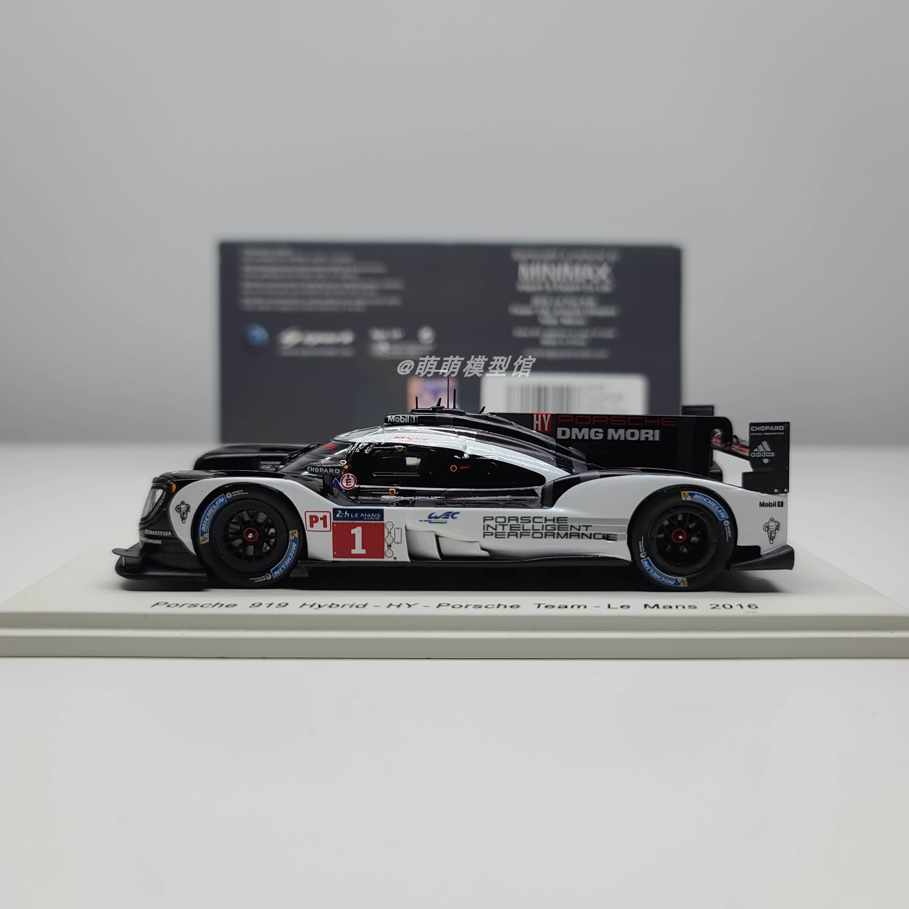 Spark 1:43 保时捷 919 Hybrid 2016 勒芒赛车模型玩具摆件礼物