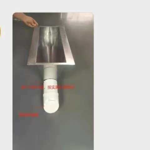 不锈钢蹲便器可接110管