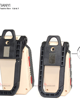 28LED强光应急光手电 红光蓝光闪烁汽车维修工作灯修车警示灯充电