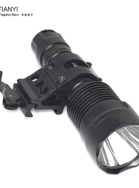 25mm KC T2008铝合金夹 适合单车装备固定强光手电灯架灯20mm卡夹