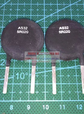 AS32-5R020 NTC 5欧 20A 直径32mm Ametherm全新原装进口热敏电阻