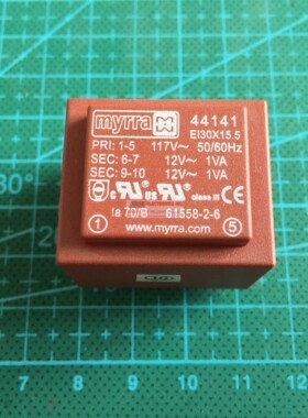 MYRRA 44141 2VA 2x12V 原装进口稳压电源整流 隔离变压器