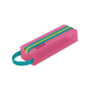 富美高811#笔袋透明尼龙立体笔袋初中生小学生用清新简约风830#防水半透收明纳袋EVA大容量高中生考试铅笔袋