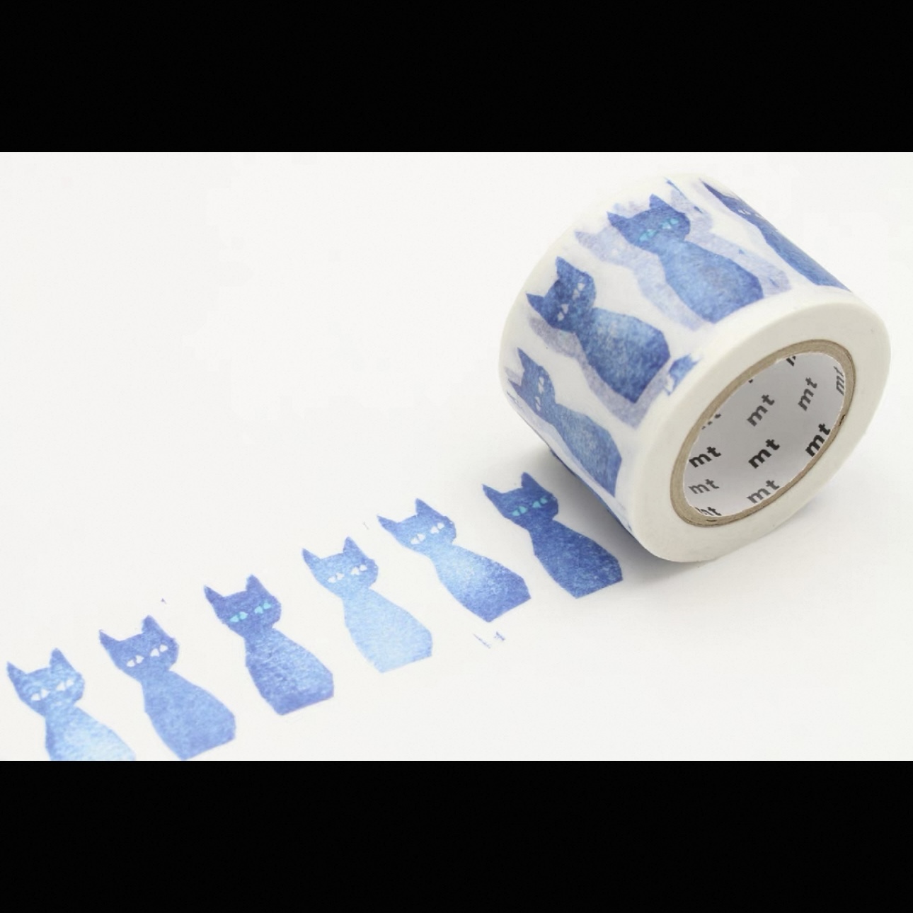 【至橘小铺】日本mt皆川明蓝猫和纸胶带分装手帐素材打底福袋