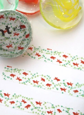 【至橘小铺】日本mt金鱼盐系打底和纸胶带分装手帐福袋