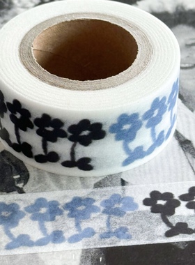 【至橘】韩国jazzornot 花朵乐团和纸胶带盐系手帐装饰素材韩系