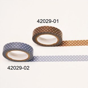 【至橘】日本仓敷意匠和纸胶带格纹水玉波点胶带分装盐系手帐装饰