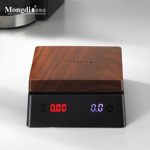 Mongdio咖啡电子秤意式专用咖啡豆称重器计时mini智能手冲咖啡称