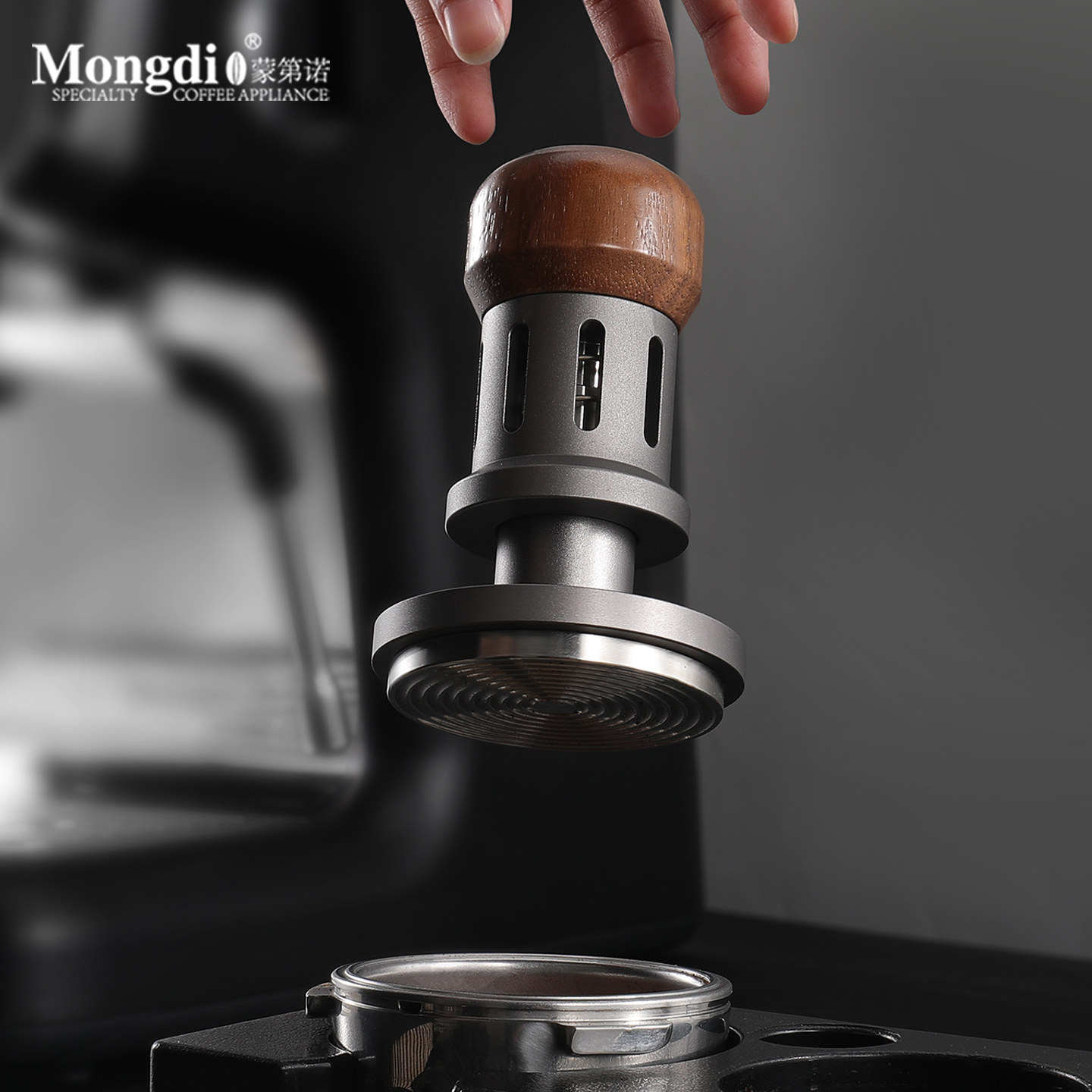 Mongdio恒力压粉锤咖啡压粉器原力冲击粉锤意式咖啡机配件51/58mm