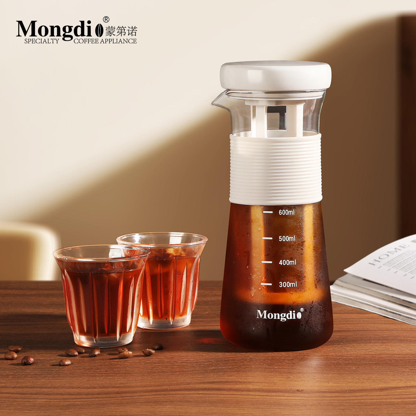 Mongdio咖啡冷萃壶冷萃杯冷泡壶冷萃咖啡壶冷萃茶壶容量冷萃瓶子