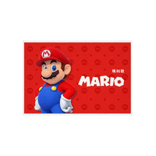 马里奥路易吉碧姬公主耀西库霸王瓦里奥仿羊绒地垫入户进门口脚垫