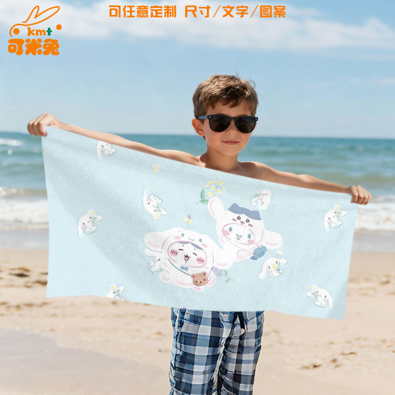 吉伊卡哇联名三丽鸥速干浴巾毛巾
