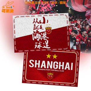 上海海港足球迷上港丝圈地垫子室内外玄关入户进门口脚垫 2024赛季