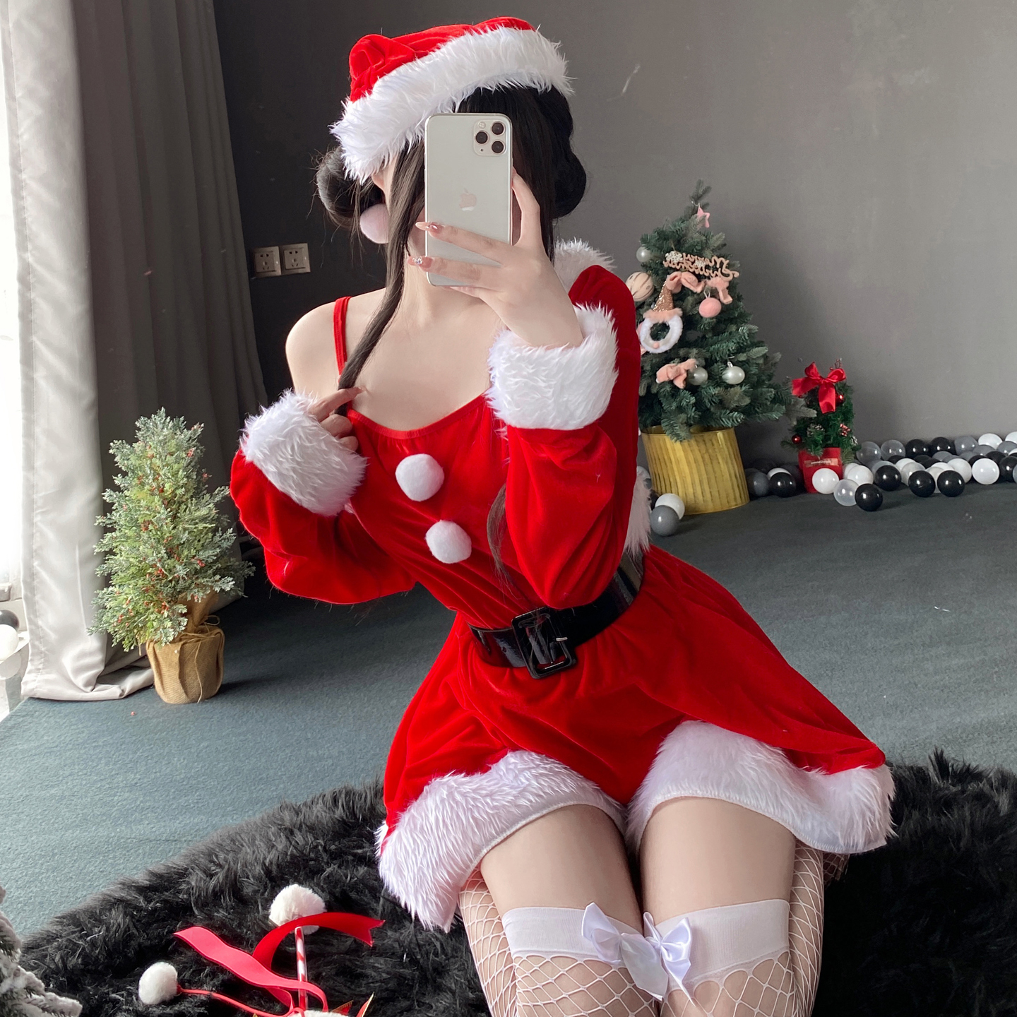 圣诞节服装领舞台演出服麋鹿派对